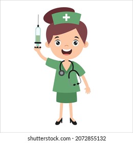 Cartoon Drawing Of A Nurse