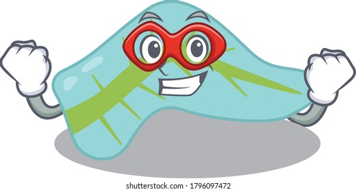 Cartoon Drawing Pancreas Super Hero Character Stock Vector (Royalty