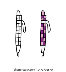 cartoon drawing of a pen