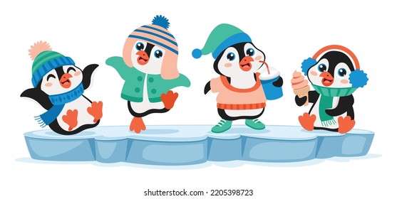 Dibujo De Dibujo De Carácter Pingüino