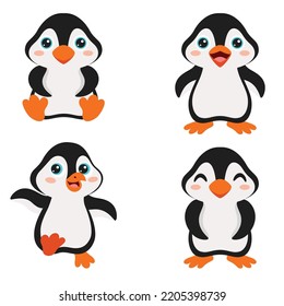 Cartoon Drawing Of Penguin Character