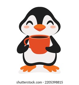 Cartoon Drawing Of Penguin Character