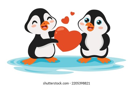 Cartoon Drawing Of Penguin Character