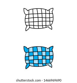 cartoon drawing of a pillow