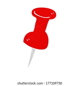 cartoon drawing pin