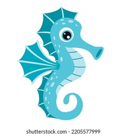 Cartoon Drawing Of A Seahorse