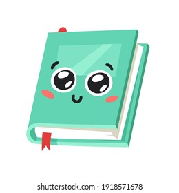 Cartoon drawing set of book for Student emoji. Hand drawn emotional schoolbook object. Actual Vector illustration character. Creative  art work 