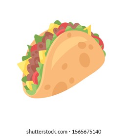 Cartoon drawing set of fast food. Hand drawn meal.Actual Vector illustration american cuisine. Creative ink art work mexican tacos