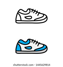 cartoon drawing of a shoe