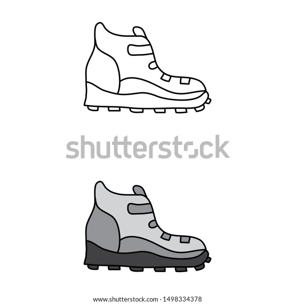 cartoon drawing of a sneaker