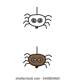 cartoon drawing of a spider