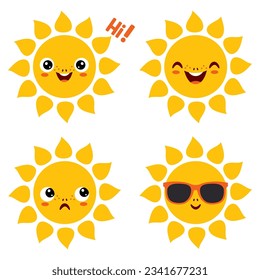 Cartoon Drawing Of Sun Character