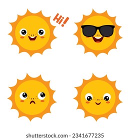 Cartoon Drawing Of Sun Character