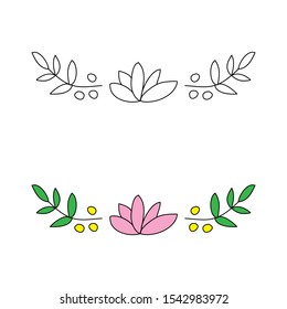 cartoon drawing of a text divider