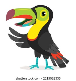 Cartoon Drawing Of A Toucan