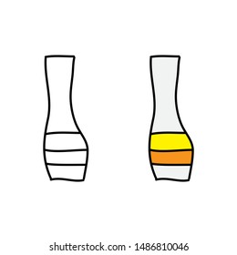 cartoon drawing of a vase