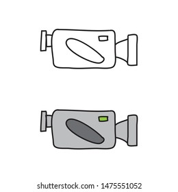 cartoon drawing of a video camera