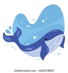 Cartoon Drawing Of A Whale
