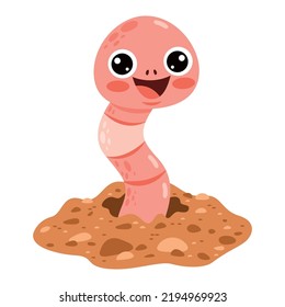 Cartoon Drawing Of A Worm