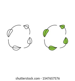 cartoon drawing of a wreath