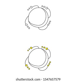 cartoon drawing of a wreath