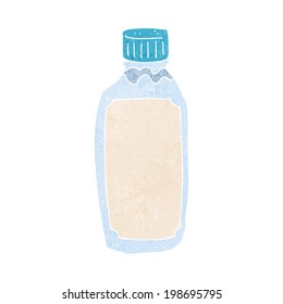 botella de bebida de dibujos animados
