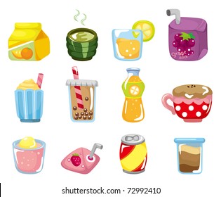 cartoon drink icon