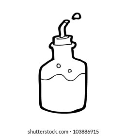 cartoon drinks bottle