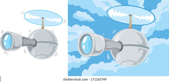 Cartoon Drone