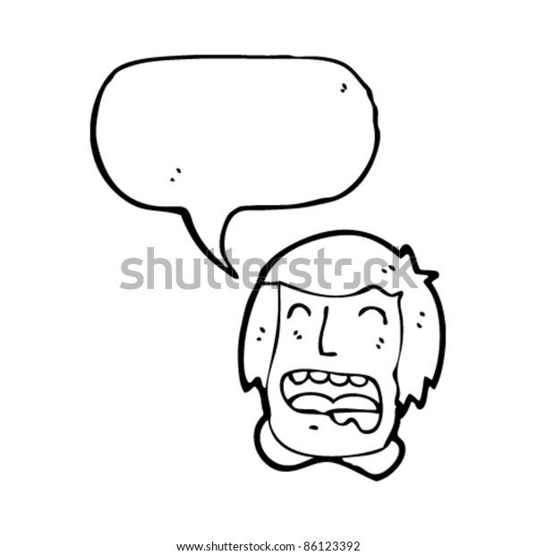 Cartoon Drooling Man Stock Vector Royalty Free 86123392