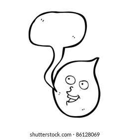 cartoon drop of water