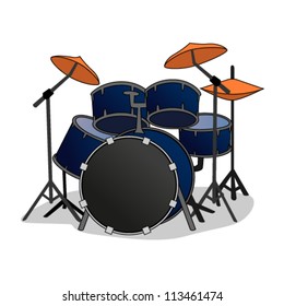 Cartoon Drum Set