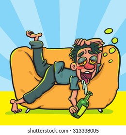 128 Drunk sofa Stock Illustrations, Images & Vectors | Shutterstock