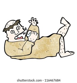 cartoon drunk monk