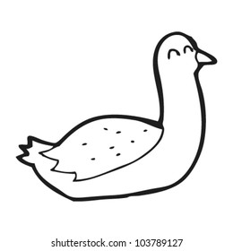 pato de dibujos animados