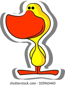 Cartoon duck