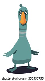 Cartoon duck