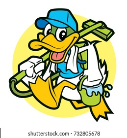 Oregon Duck Mascot Clip Art