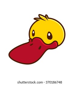 cartoon duck head