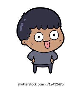 cartoon dumb kid
