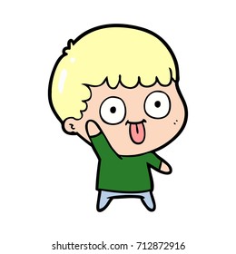 cartoon dumb kid