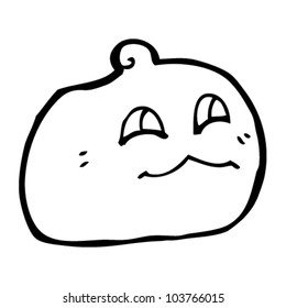 cartoon dumpling character