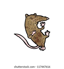 cartoon dying rat