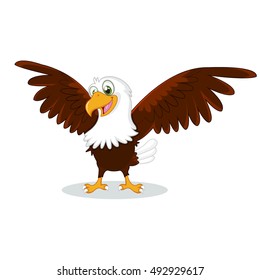 Cute Eagle Cartoon Stock Illustration 438013624 | Shutterstock