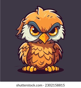 A Cartoon eagle vector illustration 