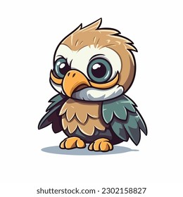 A Cartoon eagle vector illustration 