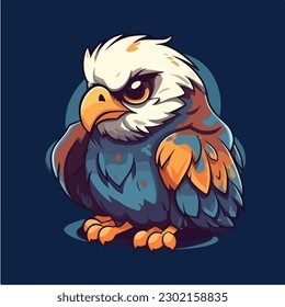 A Cartoon eagle vector illustration 