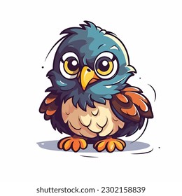 A Cartoon eagle vector illustration 