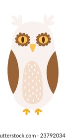Cartoon Eagle-owl Bird Vektorgrafik
