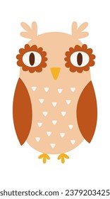 Cartoon Eagle-owl Bird Vektorgrafik